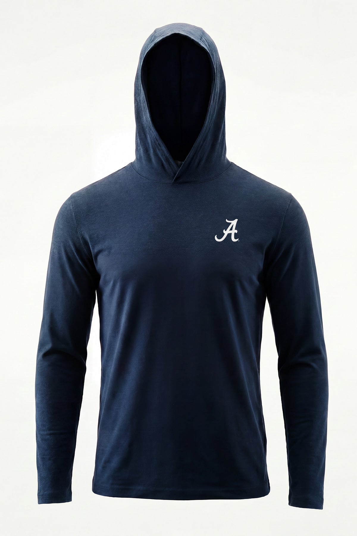 Logo Flex Form Hoodie Mens in Navy
