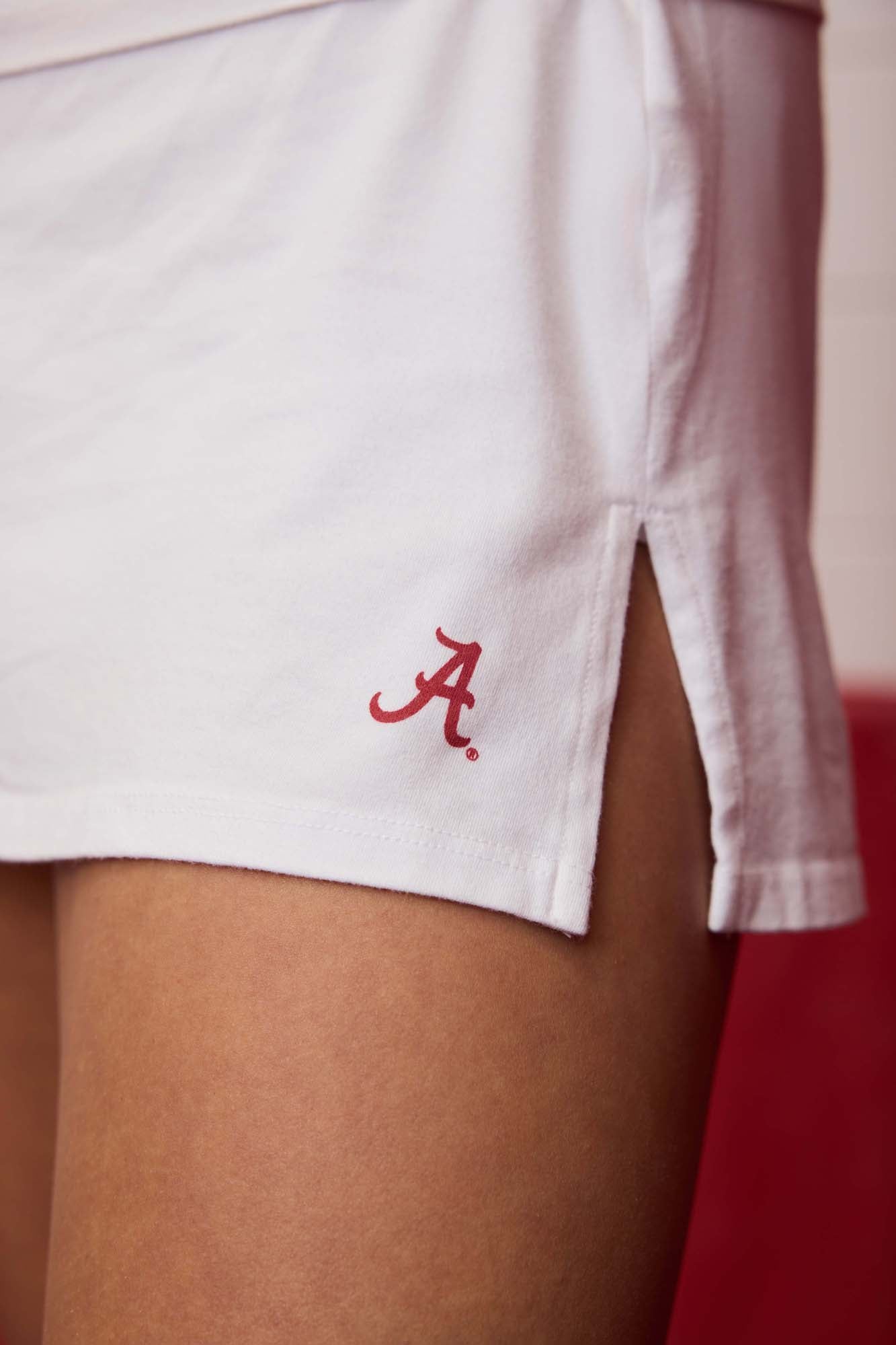Logo Zen Skort in White