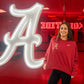 Nike Bling "A" Crimson Crop Sweatshirt