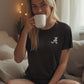 Logo Butter Soft Boxy Crop in Black
