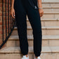 Logo Softest Fleece Jogger in Black