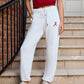 Logo Softest Fleece Jogger in White