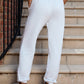 Logo Softest Fleece Jogger in White