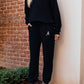 Logo Softest Fleece Crewneck in Black