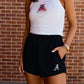 Vintage Logo Cloud Spaghetti Tank in White