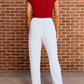 Roll Tide Softest Fleece Straight Leg Sweatpant in White