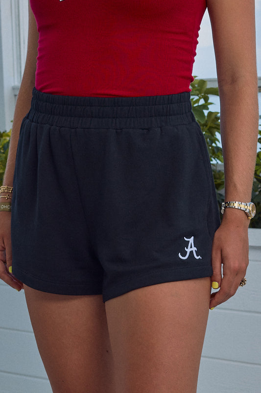 Logo Softest Fleece Short in Black