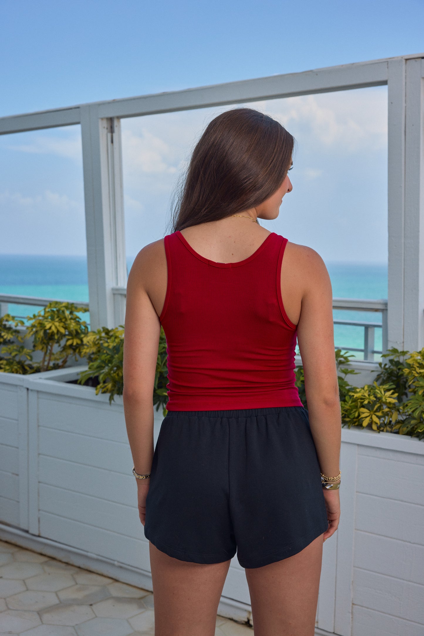 Logo Softest Fleece Short in Black