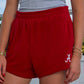 Logo Softest Fleece Short in Crimson