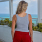 Logo Softest Fleece Short in Crimson