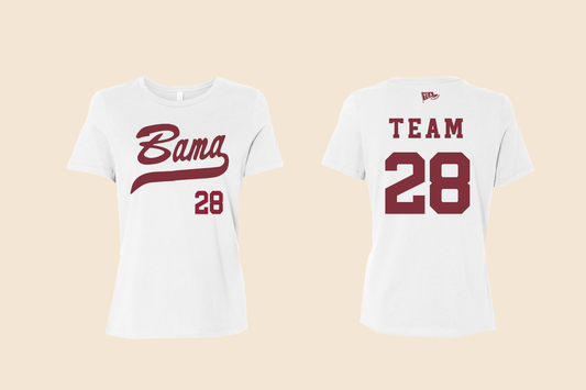 Bama Softball "Team 28" Women's Shirt