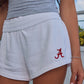Logo Softest Fleece Short in White