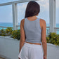 Logo Softest Fleece Short in White